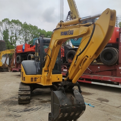 Mini-excavatrice japonaise Komatsu PC55MR de 5,5 tonnes d'occasion avec pompe hydraulique d'origine