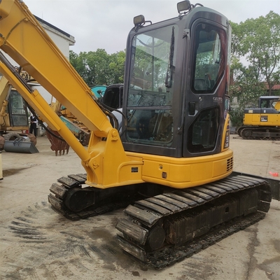 Mini-excavatrice japonaise Komatsu PC55MR de 5,5 tonnes d'occasion avec pompe hydraulique d'origine