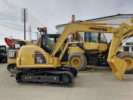Excavateur à chenille Komatsu PC70 7 tonnes avec 0 à 2000 heures de travail Japon Importation