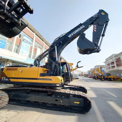 Excavateur à rouleaux de 22 tonnes HX220L avec vanne hydraulique d'origine et 0-2000 heures de travail