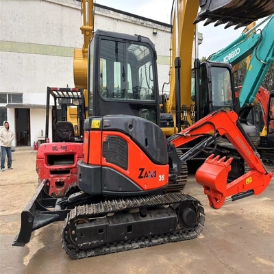 Excavateur Hitachi ZX35 d'occasion avec pompe hydraulique originale