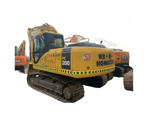 Excavatrice Komatsu PC200-7 avec moteur japonais d'origine et système hydraulique avancé