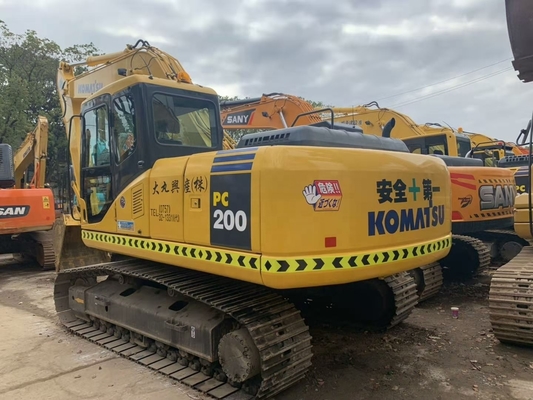 Excavatrice Komatsu PC200-7 avec moteur japonais d'origine et système hydraulique avancé