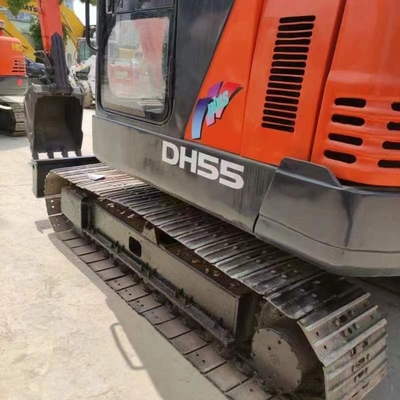 Excavateur hydraulique de type rampant Doosan DH55 Excavateur d'occasion de bonne performance