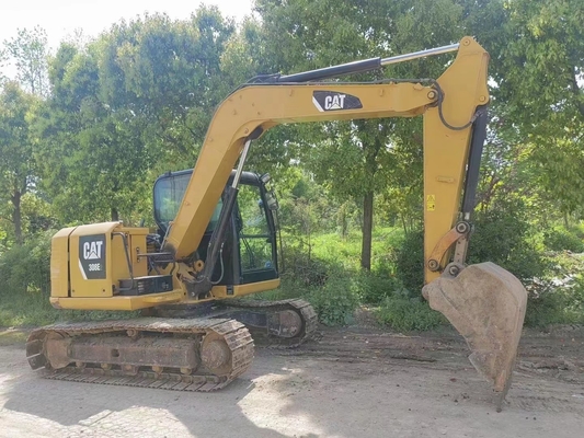 Année 2022 Excavatrice à rampe Cat308E2 utilisée 8 tonnes Poids de fonctionnement pour la construction