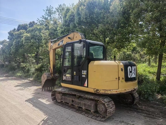 Année 2022 Excavatrice à rampe Cat308E2 utilisée 8 tonnes Poids de fonctionnement pour la construction