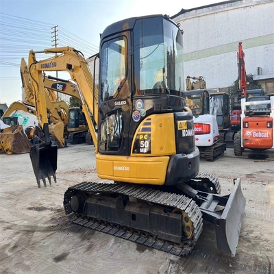 Avantages Haute efficacité de travail 0,3m3 Capacité de seau Excavateur Komatsu PC50 utilisé