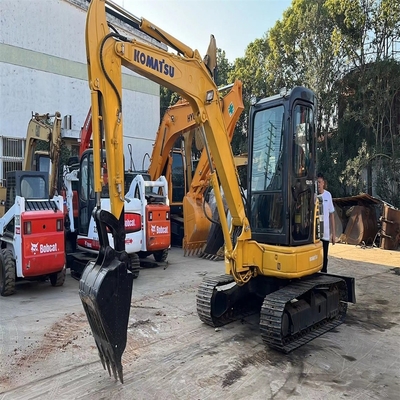 Avantages Haute efficacité de travail 0,3m3 Capacité de seau Excavateur Komatsu PC50 utilisé
