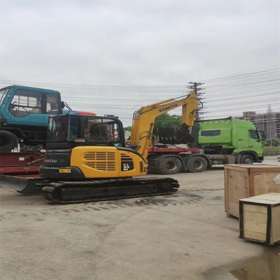 Excavateur à chenilles KOMATSU PC55MR avec moteur japonais d'origine et autre pompe hydraulique