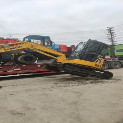 Excavateur à chenilles KOMATSU PC55MR avec moteur japonais d'origine et autre pompe hydraulique