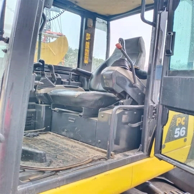 Une mini-excavatrice de 5,6 tonnes équipée d'un moteur japonais d'occasion, prête à fonctionner
