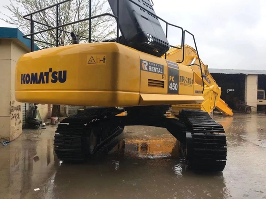 KOMATSU pc450-7 Excavatrice de 45 tonnes Machines lourdes avec des heures réduites et cylindre hydraulique