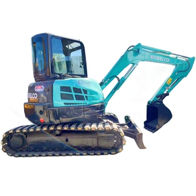 Mini-excavatrice Kobelco SK55SR d'occasion 5,5 tonnes Cabine d'occasion 0-2000 heures de travail
