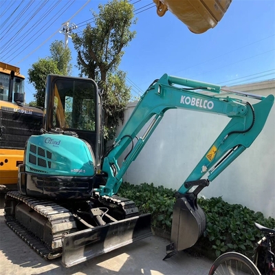 Mini-excavatrice Kobelco SK55SR d'occasion 5,5 tonnes Cabine d'occasion 0-2000 heures de travail