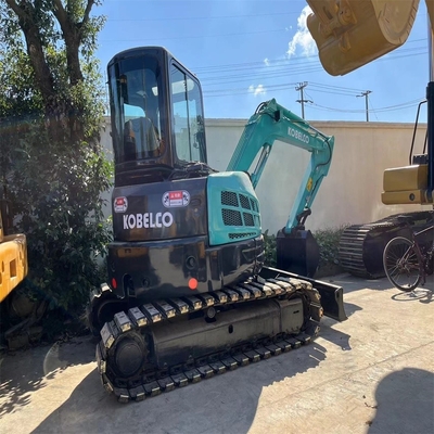 Mini-excavatrice Kobelco SK55SR d'occasion 5,5 tonnes Cabine d'occasion 0-2000 heures de travail