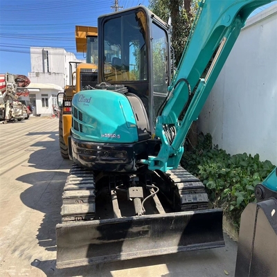 Mini-excavatrice Kobelco SK55SR d'occasion 5,5 tonnes Cabine d'occasion 0-2000 heures de travail