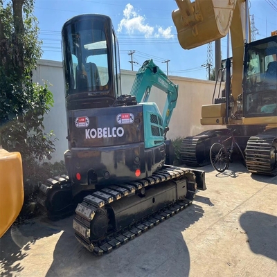 Mini-excavatrice Kobelco SK55SR d'occasion 5,5 tonnes Cabine d'occasion 0-2000 heures de travail