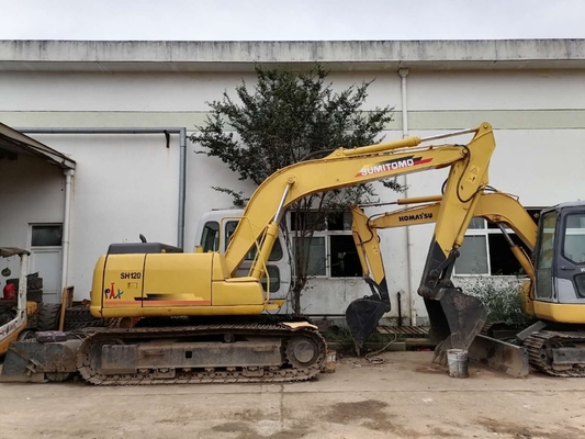 Excavateur hydraulique à rampe SH120 pour machines de construction