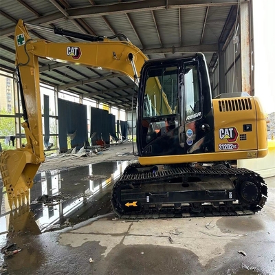 12 tonnes de couleur d'origine Utilisée Caterpillar 312D2GC Excavator pour la construction lourde