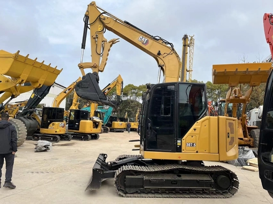 CAT 307.5 Mini creuseuse à rampe de 7,5 tonnes du Japon avec système hydraulique et puissance de 36 kW