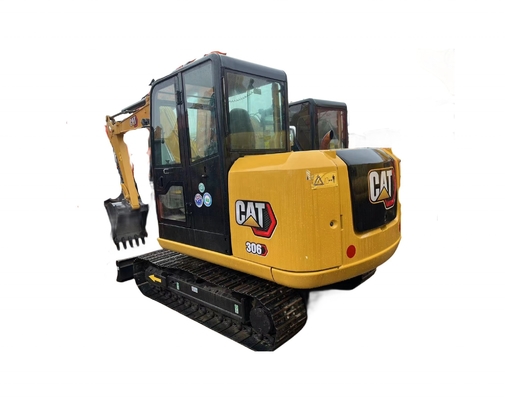 Catégorie 306E Mini-excavatrice d'occasion de 7 tonnes à faible temps de travail et à faible rendement