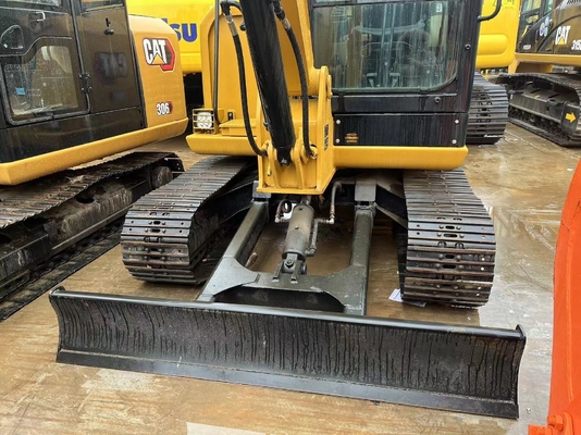 Catégorie 306E Mini-excavatrice d'occasion de 7 tonnes à faible temps de travail et à faible rendement