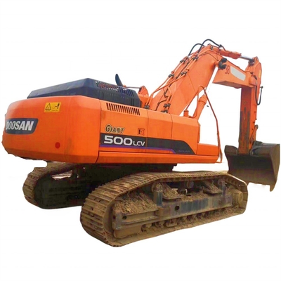 Excavateur DOOSAN 500LCV utilisé en bon état avec pompe hydraulique abordable