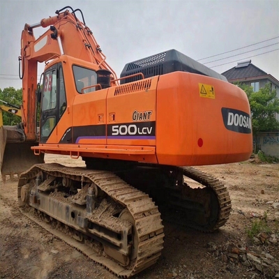 Excavateur DOOSAN 500LCV utilisé en bon état avec pompe hydraulique abordable