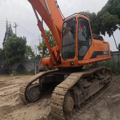 Excavateur DOOSAN 500LCV utilisé en bon état avec pompe hydraulique abordable