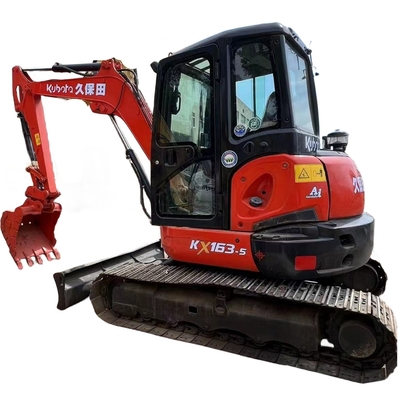 Japon Original KUBOTA KX163 Mini Excavator 6ton Crawler Construction Machine est en stock