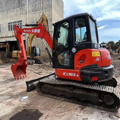 Japon Original KUBOTA KX163 Mini Excavator 6ton Crawler Construction Machine est en stock