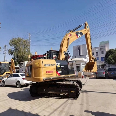 CAT Excavateur d'occasion Japon Originale Caterpillar 320D2 Excavateur hydraulique à rampe