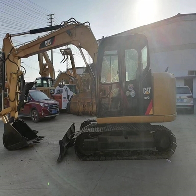 Excavateur d'occasion CAT307e2 avec couleur originale et en parfait état