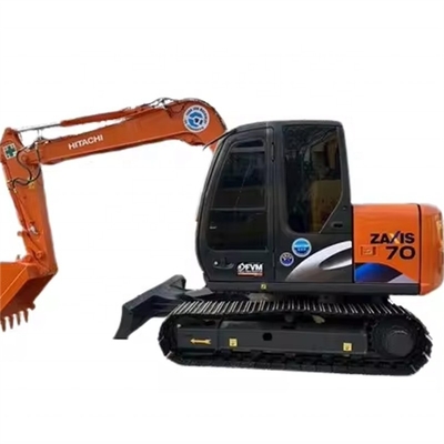 Hitachi ZX70 Petite excavatrice à chenille 7 tonnes Excavatrice d'origine utilisée pour les travaux lourds