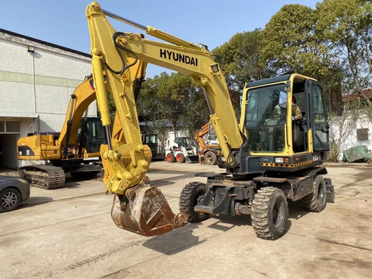 Excavateur à roues de 6 tonnes pour projets de construction