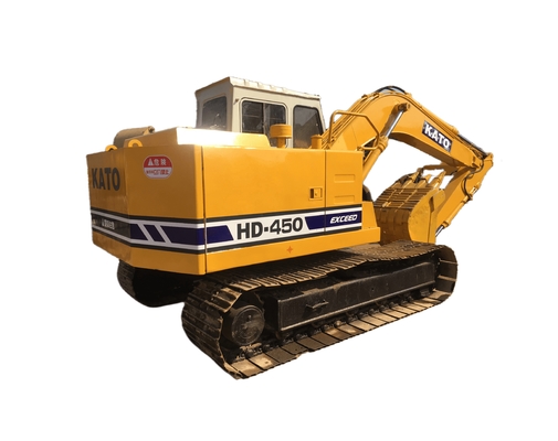 Excavateur hydraulique KATO HD-450 avec couleur originale et machines de construction