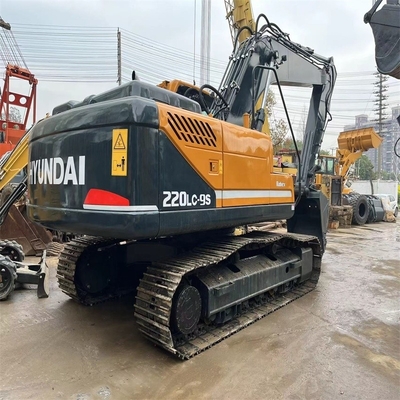 Hyundai Excavator 220lc-9 d'occasion bien entretenu avec couleur originale en Corée