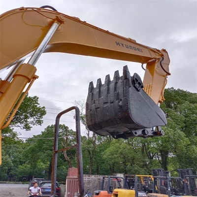 Excavateur à roues Hyundai d'occasion de 15 tonnes 150W avec couleur d'origine et vanne hydraulique Autre