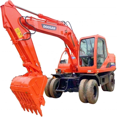 Doosan DH150W-7 Excavateur à rampe de 15 tonnes Excavateur avec seau en excellent état