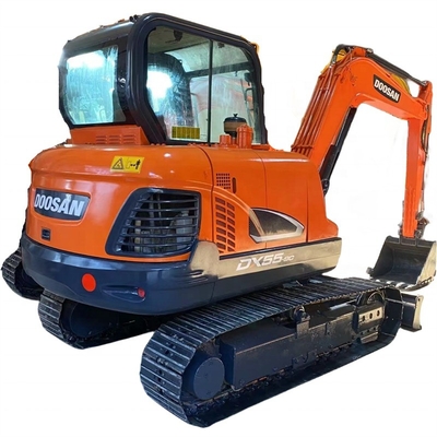 Excavateur à rouleaux d'occasion japonais original Doosan DX55-9C avec 0-2000 heures de travail