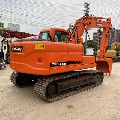 Utilisé Doosan DX140LC Excavator hydraulique Crawler chinois de seconde main machine à creuser