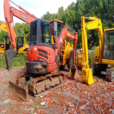Japon Excellent Mini Excavatrice Kubota KX155 utilisée 5,5 tonnes avec bulldozer Crawler