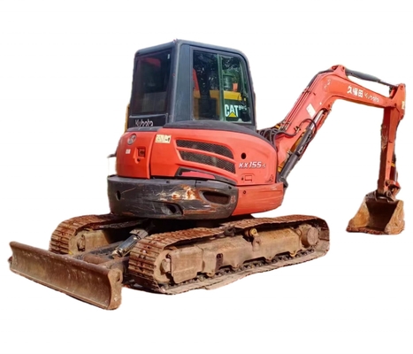 Excavateur KUBOTA KX155-5 en excellent état avec système hydraulique japonais original