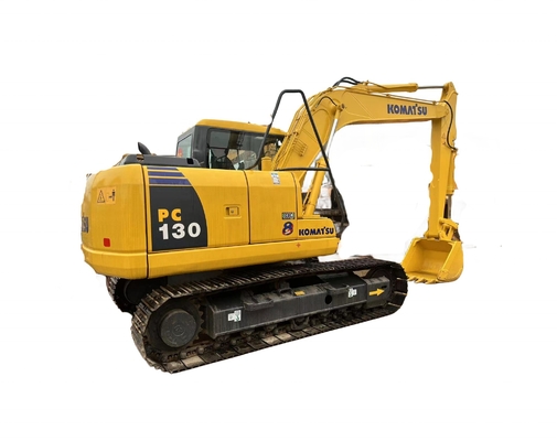 En bon état, excavateur Komatsu PC130, excavateur d'occasion avec peu d'heures de travail