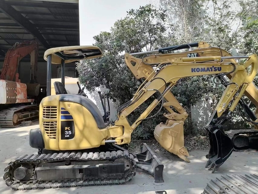 Couleur originale Komatsu Pc35MR Boutique Excavateur PC35 d'occasion en bon état