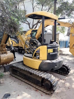 Couleur originale Komatsu Pc35MR Boutique Excavateur PC35 d'occasion en bon état