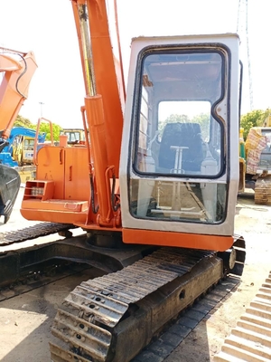 Moteur Quancai HITACHI EX60 Excavateur 6 tonnes Creuseur à rouleaux avec une capacité de seau de 0,32m3