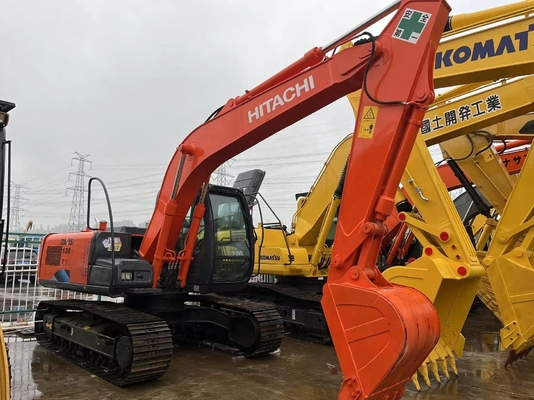 Excavateur HITACHI EX120 d'occasion de 12 tonnes avec des conditions de travail excellentes