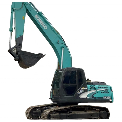 Excavateur KOBELCO SK200 d'occasion avec une capacité de seau de 1,1 m3 et un poids de 20 000 kg à Shanghai