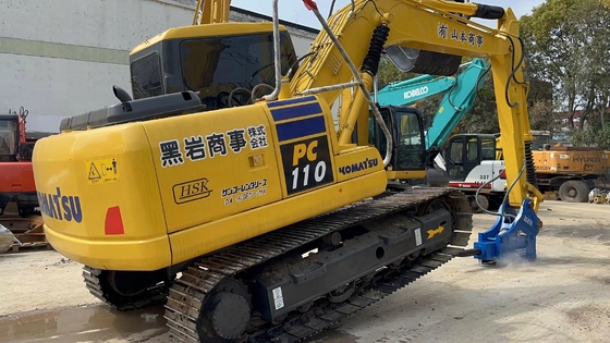 11000 KG Excavateur PC110 utilisé Komatsu avec moteur EPA en bon état de Shanghai